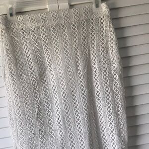Misguided Lace Sheer Pencil Skirt